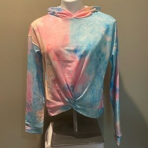 Tie Dye Hooded Shirt